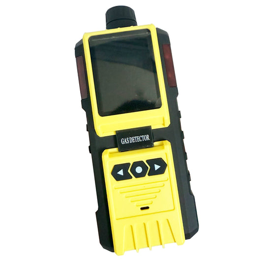 QIUSUO Portable CL2 Detector Portable Chlorine Concentration Testerwith Gas Pump Sampling Method Measuring Range 0-50ppm Resolution 0.1ppm L-Alarm 5ppm H-Alarm 10ppm 32-bit Built-in MCU Accuracy≦±5% F.S. for Petroleum Chemical Environmental Metallurgy