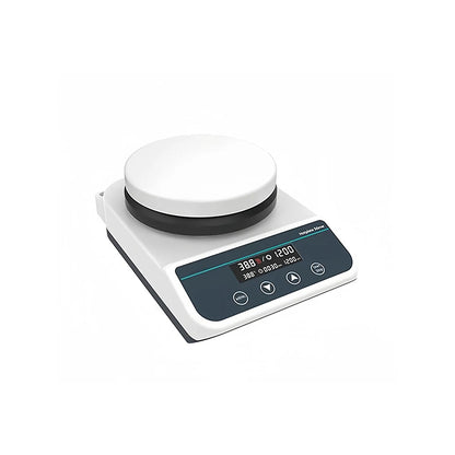 QIUSUO Magnetic Hotplate Stirrers Digital Magnetic Stirrers with Speed Range 50-1500rpm Max Strring Capcacity 2L(H2O) Max Temp of Cpacity 310℃ RPM Increment 10rpm Hot Plate φ135mm Stainless Steel Coating