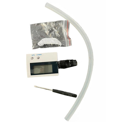 QIUSUO Binocular Abbe Refractometer Brix Refractometer Lab Binocular ABBE Refractometer for Liquid and Solid Substances with Accuracy ±0.0003 Measuring Range 1.3000-1.7000 nD 0.0-95% Brix Digital Thermometer