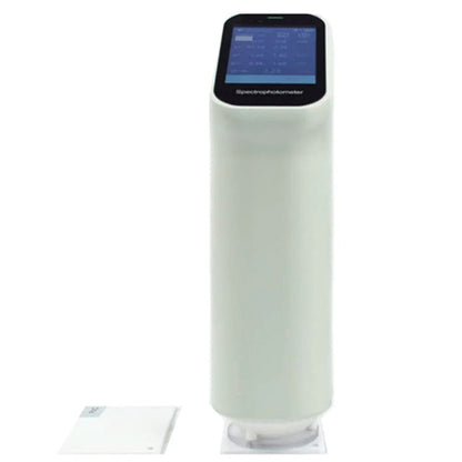 QIUSUO Digital Colorimeter Color Measurement Tool with Aperture 6mm Visual Observation Method D/8 SCI Wavelength Range 400-700nm Reflectance Determination Range 0-200% for Coating Ceramic Plastic Paint Measurement
