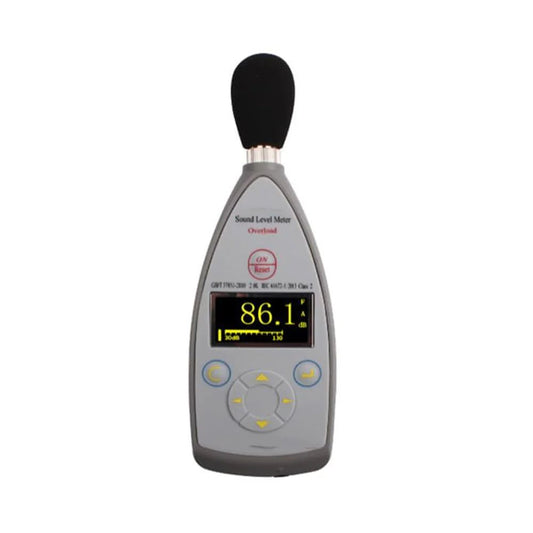 QIUSUO Integrating Sound Level Meter Class 2 Sound Level Meter with Integrating Function 8000 Groups Data Storage Integral Time 1s~24h 32kHz A/D Bits Self-generated Noise <25dba>  Meas. Range 30 dB(A)~130dB(A) or Factory Noise Investigations