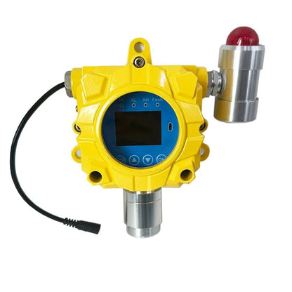 QIUSUO Fixed Nitrogen Gas Detector N2 Detector with Resolution 0.1vol Accuracy ≦ 5% F.S. Range 70%- 100%vol Wall-mounted Installation Method for Combustible and Toxic Gas Leak Detection