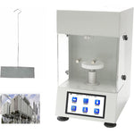 QIUSUO Professional Surface Tension Meter Board Surface Tension Meter Surface Tensiometer with Wilhelmy Plate Method Test Range 0－1000mN/m Resolution 0.1mN/m 4.3-inch Touch Screen