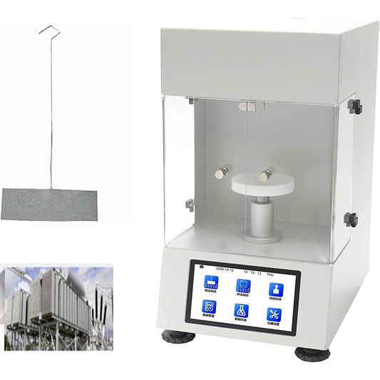 QIUSUO Automatic Liquid Interfacial Tension Meter with Wilhelmy Plate Method Test Range 0－1000mN/m Resolution 0.01mN/m for Cooling Lubricant Surface Tension Test