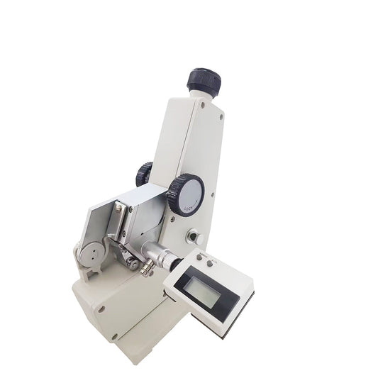QIUSUO Monocular ABBE Refractometer Brix Refractometer Monocular Abbe Refractometer with Range 1.3000-1.7000 nD 0.0-95% Brix Accuracy ±0.0002 Digital Thermometer for Liquid and Solid Substances