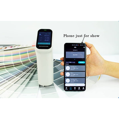 QIUSUO Digital Colorimeters Multi Caliber Color Meter Color Difference Meter with LED+UV Light Source Software Support Andriod iOS Windows Wechat App Measuring Aperture 3mm 6mm 11mm Measuring Structure D/8 SCI