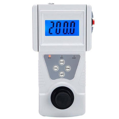 QIUSUO Water Turbidity Meters Lab Turbidity Meter with Formazine Standard Turbidity Solution Measurement Range 0 to 400 NTU Minimum Indication 0.01 NTU Indicative Error Basic Error ±6% for Testing Turbidity of Liquids