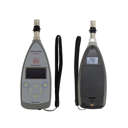 QIUSUO Digital Sound Level Meter Noise Level Meter Class 2 with 8000 Groups Data Storage Frequency Range 20Hz~12.5kHz Meas. Range 30 dB(A)~130dB(A) 128×64 OLED Display Statistical Analysis Function for Assessmet of the Risk of Hearing Damage