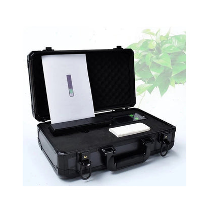 QIUSUO Living Leaf Area Meter Leaf Area Analyzer with Width Range 0-155mm Length Range 0-2000mm Resolution 0.01cm² Accuracy ±2% Type-C InterfaceUsed in Agriculture Meteorology LCD Large Liquid Crystal Display