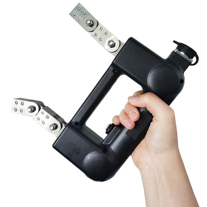QIUSUO Handheld Magnetic Particle Flaw Detector Magnetic Particle Testers for Surface Defects NDT Magnetic Particle Testing with Working Current AC 2.2A Magnetic Pole Pitch 0-230mm Lifting Force AC>4.5kg (44N) Electric Source AC110V 50/60Hz
