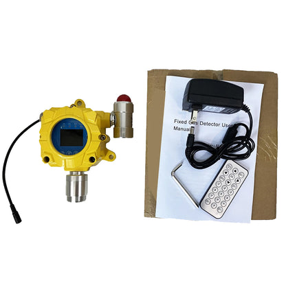 QIUSUO  Wall-mounted Nitric Oxide Gas Detector NO Detector with Range 0-250ppm Resolution 1ppm L-alarm 50ppm H-alarm 150ppm Accuracy ≦ 5% F.S for Combustible and Toxic Gas Leakage Detection Test