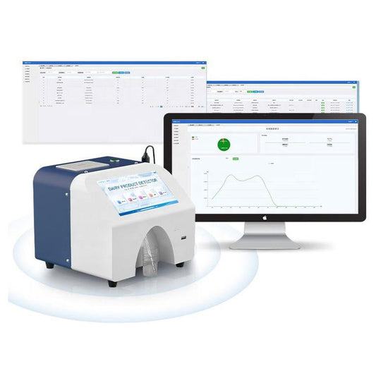 QIUSUO Ultrasonic Dairy Composition Analyzer Tester Detector with 11 Parameters Tested Thermal Printer Touch Screen for Measuring Cow/Sheep/UHT/Camel's Milk,Etc Liquid Dairy Products