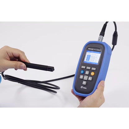 QIUSUO Handheld Triaxial Tesla Meter 3 Axis Tesla Meter Tester with +/- Polarity Display Accuracy 0.5% Range 2 mT～3000 mT Alarm of Exceeding the Upper/Lower Limit for Measuring the Magnetic Density value of DC or AC Triaxial Magetic Field