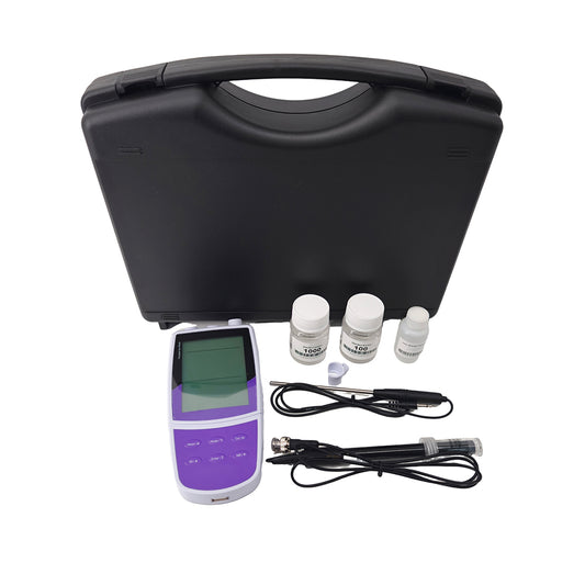 QIUSUO NH3 Ion Meter Ammonia Ion Meters with Range 0.01 to 17000 ppm Calibration Fluid Resolution 0.001 0.01 0.1 1 Automatic 2 to 5 Points Calibration Stores Up to 500 Data Sets for Test  Ammonia Ion