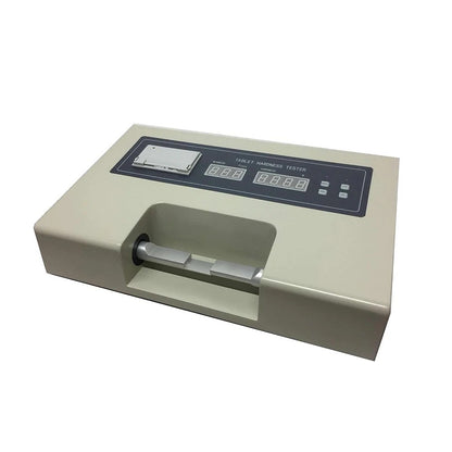 QIUSUO Automatic Tablet Hardness Tester Portable Tablet Hardness Tester with Built-in Printer Hardness Range 2～200N Accuracy ±1.5% Automatic Statistic Printing for Detecting Tablet Breaking Hardness