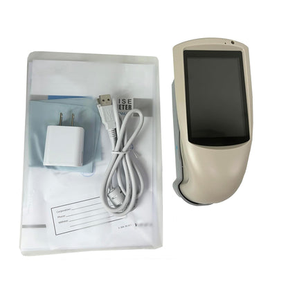 QIUSUO Portable Gloss Meter 60° Gloss Meter for Marble Granite Vitrified Polished Tile Pottery Brick and Porcelain Etc with Measuring Range 0~200GU Measuring Range 0~200GUMeasuring Time 0.5s TFT 3.5 Inch Display Measuring Area (mm) 9x15