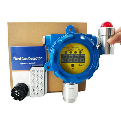 QIUSUO Fixed N2 Gas Detector Nitrogen Detector with  Range 70%- 100%vol Resolution 0.1vol Accuracy ≦ 5% F.S High-Strength ABS Material Waterproof  High-Strengt  Response Time T＜30s