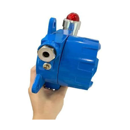 QIUSUO Fixed Ethylene Gas Detector C2H4 Detector with Measuring Range 0-100ppm Resolution 1ppm Sound and Light Alarm Aluminum Shell Material