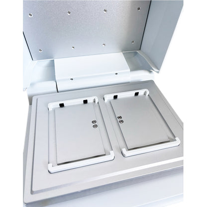 QIUSUO Thermo Microplate Shaker Digital Thermo-shaker for 2 Microplates with Capacity 2 Microtiter Plates or Deep Well Plates Speed Range 100 to 1600rpm Control Accuracy ≤±0.3°C Accuracy Display 0.1℃ Temperature Control Accuracy ≤±0.5°C