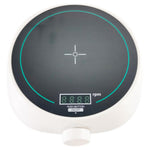 QIUSUO Mini Magnetic Stirrer Magnetic Mixer with Brushless Motor Working Plate Size 135 MM Speed 200-2000 rpm Rotary Knob LCD Display Strong Magnetic Field Max Stirring Volume 2L(H2O) Shell Protection Level IP42