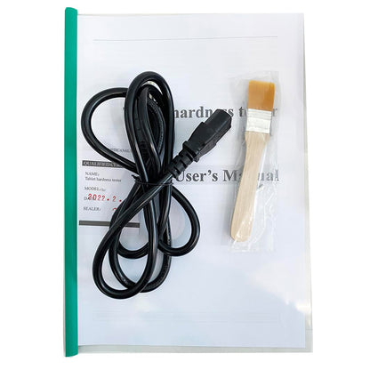 QIUSUO Tablet Hardness Test Apparatus Tablet Hardness Testers with High Accuracy Press Sensor and AD Converter Probe Procession Range (3~20) mm Hardness Accuracy ±1.5 % Hardness Range (2～200) N/(0.2～20) kg