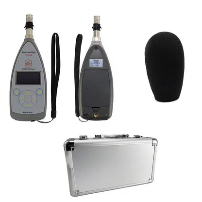 QIUSUO Sound Level Meter Sound Level Meters & Decibel Meters with 128×64 OLED Display Meas. Range 30 dB(A)~130dB(A) Frequency Range 20Hz~12.5kHz 32kHz A/D Bits Integrating Function Integral Time 1s~24h 8000 Groups Data Storage
