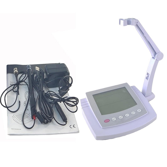 QIUSUO S Ion Meter Range 0.003 to 32000 ppm Resolution 0.001 0.01 0.1 1 Automatic Accuracy ±1% F.S. USB Communication Interface LCD Display Screen for Analyzing Sulfide Ion