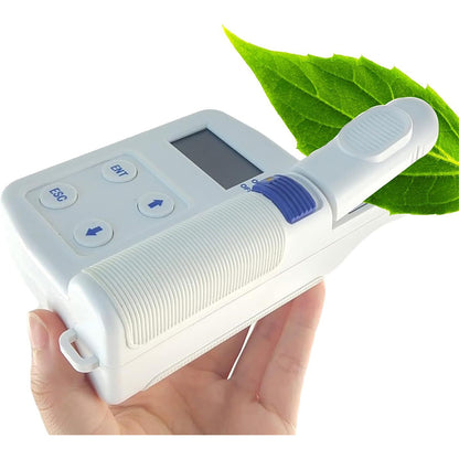 QIUSUO Chlorophyll Meter Leaf Chlorophyll Meter with 2GB SD Card Data Storage Measuring Range 0.0 to 99.9 SPAD Measurement Area 2mm*2mm for Instantly Relative Chlorophyll Content Measurement