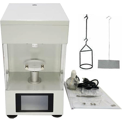 QIUSUO Automatic Interfacial Tensiometer Liquid Surface Tension Meter with Platinum Loop and Platinum Board Range 0 to 1000 mN/m Accuracy 0.01mN/m
