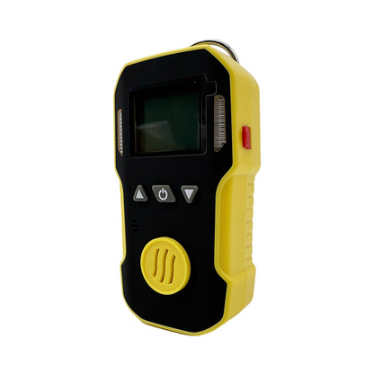 QIUSUO Ammonia Gas Leak Detector Handheld NH3 Monitor with Range 0-100ppm Resolution 1ppm L-Alarm 20ppm H-Alarm 50ppm Accuracy ≦ 5% F.S.Aluminum Shell material ABS Material Waterproof  High Precision