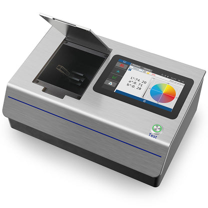 QIUSUO Lab Liquid Colorimeter Liquid Spectrophotometer with Standard Deviation within 0.05% D/0 Geometric Optical Structure Rich Chromaticity Indicators Transmittance Range 0-200% Chroma value within ΔE*ab 0.015 for Liquid Chromaticity MeasurementC