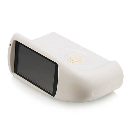 QIUSUO 60 Degree Gloss Meter Single Angle Gloss Meter with Large Touch Screen Operation Measuring Area (mm) 2*3 Measurement Range 0~1000GU Errors ±1.5 ± 1.5% Measuring Time 0.5s for Marble Granite Vitrified Polished Tile Pottery Brick and Porcelain Etc