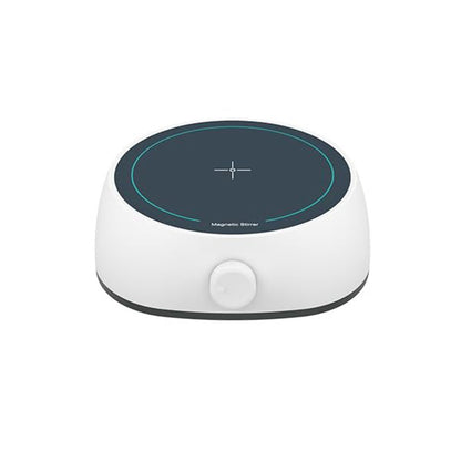QIUSUO Mini Magnetic Stirrer Laboratory Magnetic Stirrers with Rotary Knob Working Plate Size 135 MM Speed 350-1800 rpm Durable Brushless Motor Stepless Speed Regulation Wide Speed Range Strong Magnetic Field