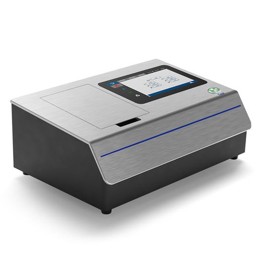 QIUSUO High-Precision Liquid Colorimeter Liquid Spectrophotometer with Standard Deviation within 0.05% Chroma Value within ΔE*ab 0.01 Chroma Value within ΔE*ab 0.01 Wavelength Interval 10nm Transmittance Range 0-200%&nbsp;