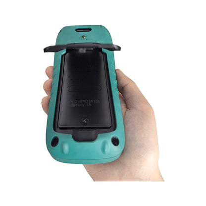 QIUSUO Portable Fluxgate Magnetometer Handheld Uniaxial Fluxgate Magnetometer with 5-Digits Display Measuring Range 0~2000μT Accuracy 2% Single-axis Fluxgate Sensor USB Interface Frequency Range DC～400 Hz for Magnetic Shielding Evaluation