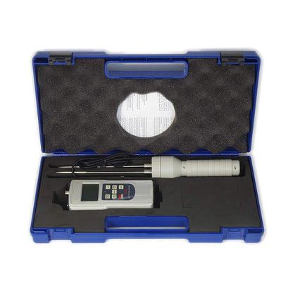 QIUSUO Digital Soil Moisture Meter Tester with Moisture Measurement 0 to 80% Pin Probe for Soil Statistical Function Digital Display and Color Coded