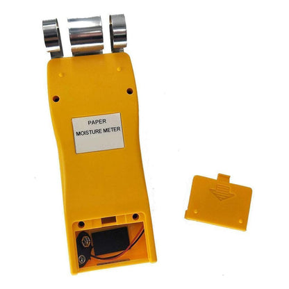 QIUSUO Portable Paper Moisture Meter Handheld Paper Moisture Analyzer with Digital Display with Back Light Measuring Range 0.00-2.00%(d) 0.0-98.0%(s) Accuracy ± 0.5(Main Moisture Range) Resolution 0.1 or 0.01 for Measure Different Kinds of Papers