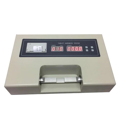 QIUSUO Tablet Hardness Tester Automatic Tablet Hardness Tester with Automatic Statistic Printing Hardness Range 2 to 200N  Hardness Accuracy 1.5% Built-in Printer Auto-Test Auto-diagnose Auto-Alarm
