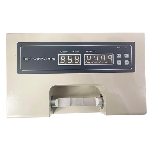 QIUSUO Tablet Hardness Tester Machine Tester Tablet Hardness Testing Equipment with Hardness Range 2~199.9N Probe Procession Range 3~40mm Hardness Accuracy ±1.5% for Detecting Breaking Hardness of Tablet