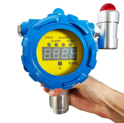 QIUSUO Nitrogen Detector N2 Gas Detector with Resolution 0.1vol Accuracy ≦ 5% F.S Range70%- 100%vol Response time T＜30s for Combustible and Toxic Gas Leakage Detection
