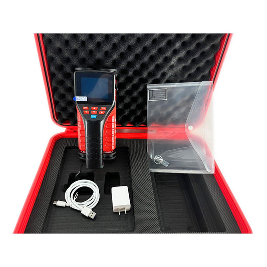 QIUSUO Integrated Rebar Scanner Rebar Locators for Concrete with Distance Accuracy ±1mm Rebar Diameter Setting Range φ6mm~φ50mm Protective Layer Thickness Calibration Range 0 ~ ±50 mm The Maximum Error ±1mm Reverse Compensation
