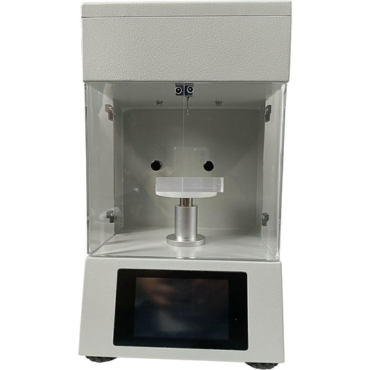 QIUSUO Du Nouy Ring Tensiometer Liquid Surface Tension Meter with Platinum Ring Method Range 0 to 1000mN/m Resolution 0.01mN/m for Ink Printing Cleaning Agent Industry