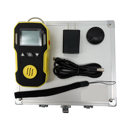 QIUSUO NH3 Detector Portable Ammonia Monitor  with Range 0-100ppm Resolution 1ppm Accuracy ≦ 5% F.S.Aluminum Shell material  ABS Material Waterproof for Combustible and Toxic Gas Leakage Detection Test