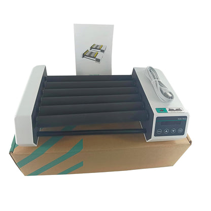 QIUSUO 6 Tube Roller Mixer Test Tube Roller Mixer with Max Capacity 12 * 50ml Centrifuge Tube/0.6kg 6 Rollers Brushless Motor Specs φ6 to 34mm Rotating Shaking Power 25W