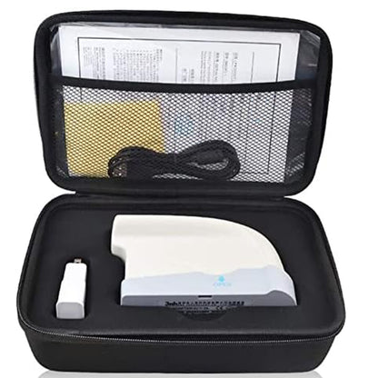 QIUSUO 60° Gloss Meter Single Angle Gloss Meter Display 5 Sets of Measurement Data Connect to PC Measurement Range 0~1000GU Division Value 0.1GU Measuring Time 0.5s for Plastic Paper Hardware Industries Etc