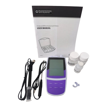 QIUSUO Ammonium Ion Meter NH4 Ion Concentration Meter with Standard Calibration Fluid Range 0.1 to 18000 ppm Accuracy ±1% F.S. for Testing NH3 Ion