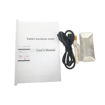 QIUSUO Automatic Tablet Hardness Tester Tablet Hardness Tester Machine with Hardness Range 2 to 199.9N Accuracy ±1.5 Percent or Detecting Breaking Hardness of Tablet Auto-Test Auto-Diagnose Auto-Alarm