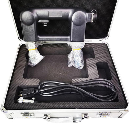 QIUSUO Magnetic Particle Flaw Detector Magnetic Particle Testing Device with Working Current AC 2.2A Duty Cycle 50% Magnetic Pole Pitch 0-230mm Lifting Force AC>4.5kg (44N) for Surface Defects NDT Magnetic Particle Testing
