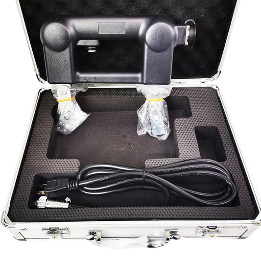 QIUSUO Magnetic Particle Flaw Detector Magnetic Particle Testing Device with Working Current AC 2.2A Duty Cycle 50% Magnetic Pole Pitch 0-230mm Lifting Force AC>4.5kg (44N) for Surface Defects NDT Magnetic Particle Testing