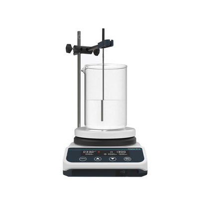 QIUSUO Magnetic Hotplate Stirrers Digital Magnetic Stirrers with Speed Range 50-1500rpm Max Strring Capcacity 2L(H2O) Max Temp of Cpacity 310℃ RPM Increment 10rpm Hot Plate φ135mm Stainless Steel Coating